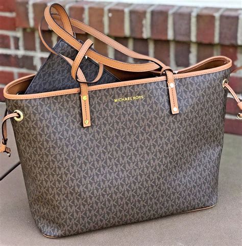 michael kors jet set tote sizes|Michael Kors large travel bag.